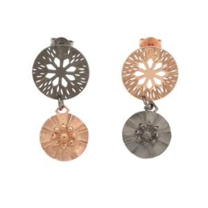 Water lily double earrings