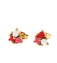 Wild roses earrings