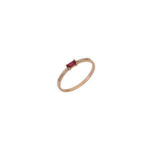 Rose gold ring