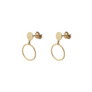 Yellow gold circles