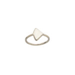 Clean white triangle