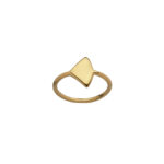 Gold plated triangle