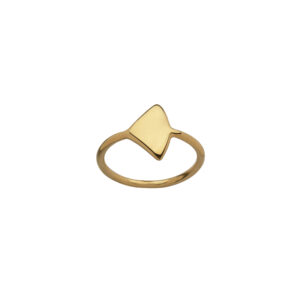 Gold plated triangle