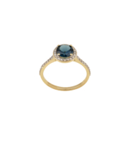 Blue Queen Victoria ring