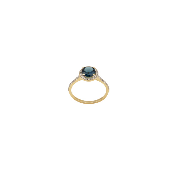 Blue Queen Victoria ring