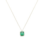 Deep green pendant