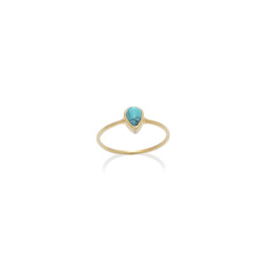 Turquoise teardrop