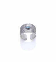 Blue grey ring