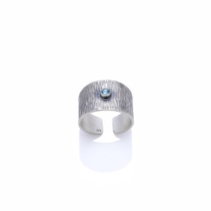 Blue grey ring