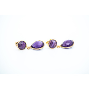 Amethyst earrings